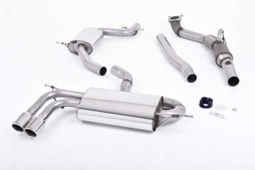 Milltek Turbo-back including Hi-Flow Sports Cat for AUDI A3