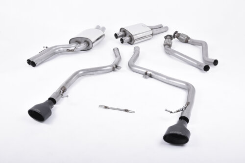 Milltek cat-back exhaust system for AUDI S5 B8