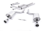 Milltek cat-back exhaust system for AUDI A4 B6 / AUDI S4 B6
