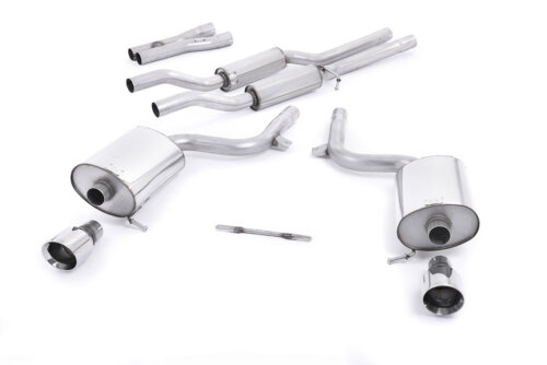 Milltek cat-back exhaust system for AUDI A4 B6 / AUDI S4 B6