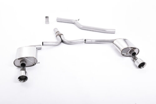 Milltek cat-back exhaust system for AUDI A4 B8 / AUDI A5