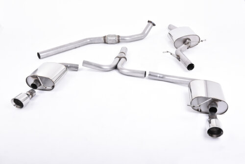 Milltek cat-back exhaust system for AUDI A4 B8 / AUDI A5