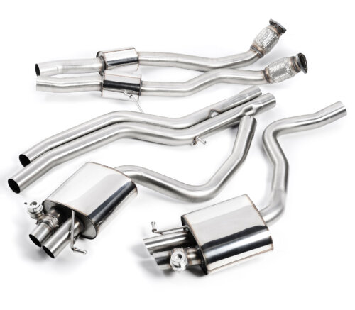 Milltek cat-back exhaust system for AUDI RS4 B8