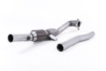 Milltek large-bore downpipe and high-flow sports catalyst for AUDI TT