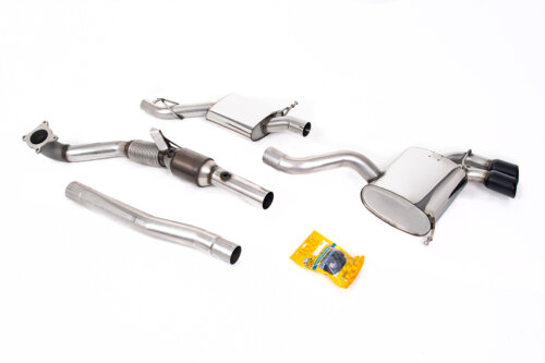 Milltek Turbo-back including Hi-Flow Sports Cat for AUDI S3 8P