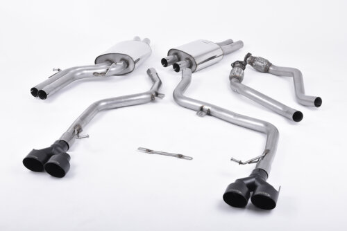 Milltek cat-back exhaust system for AUDI S5 B8
