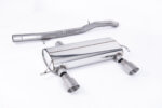 Milltek cat-back exhaust system for AUDI TT