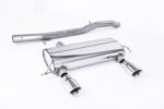 Milltek cat-back exhaust system for AUDI TT