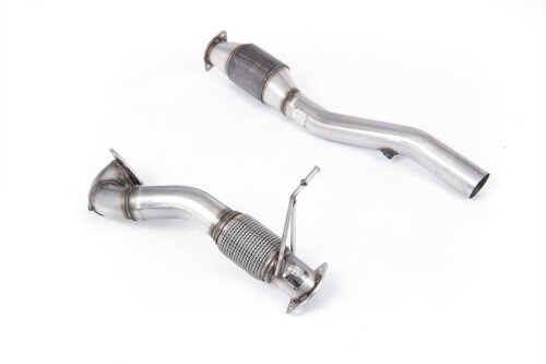 Milltek large-bore downpipe and high-flow sports catalyst for AUDI TT