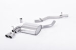 Milltek cat-back exhaust system for AUDI A3