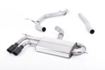 Milltek GPF-back exhaust system for AUDI A3 / VW GOLF 5K / VOLKSWAGEN SCIROCCO