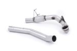 Milltek large-bore de-cat downpipe for AUDI S1