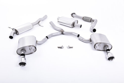 Milltek cat-back exhaust system for AUDI A4 B9