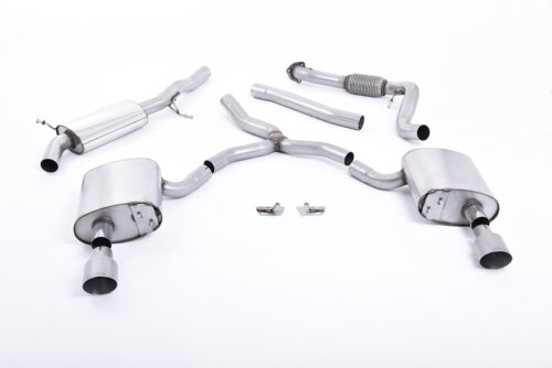 Milltek cat-back exhaust system for AUDI A4 B9