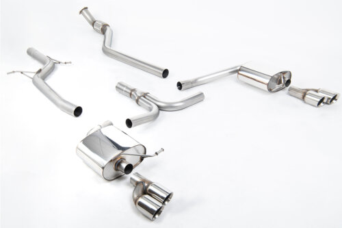 Milltek cat-back exhaust system for AUDI A4 B8