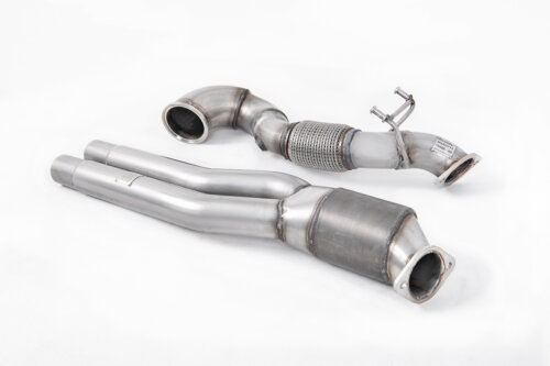 Milltek large-bore downpipe and high-flow sports catalyst for AUDI RS3 8V / AUDI RS3 8Y / AUDI TT