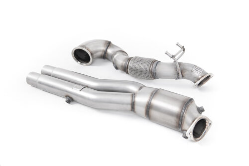 Milltek large-bore downpipe and high-flow sports catalyst for AUDI RS3 8V / AUDI RS3 8Y / AUDI RSQ3