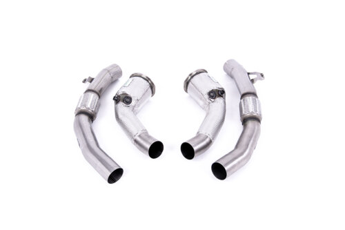 Milltek Large-bore Downpipes and Cat Bypass Pipes for AUDI RS6 C8 / AUDI RS7 C8