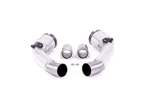 Milltek Large-bore Downpipes and Cat Bypass Pipes for AUDI RS6 C8 / AUDI RS7 C8