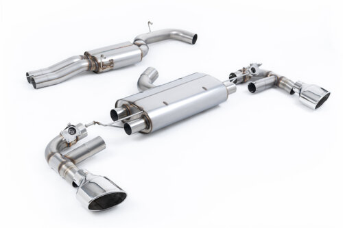 Milltek GPF-back exhaust system for AUDI TT