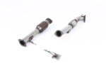 Milltek large-bore downpipe and high-flow sports catalyst for FORD FOCUS MK2
