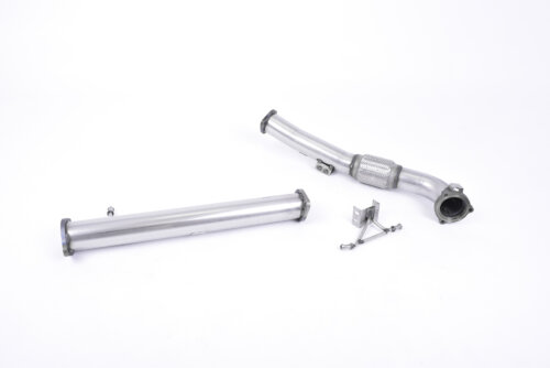 Milltek large-bore de-cat downpipe for FORD FOCUS MK2