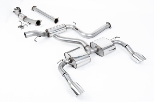 Milltek Turbo-back excluding Hi-Flow Sports Cat for FORD FOCUS MK2