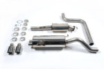 Milltek cat-back exhaust system for FORD FIESTA MK7