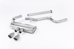 Milltek cat-back exhaust system for FORD FOCUS MK3