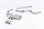 Milltek cat-back exhaust system for FORD FOCUS MK3