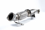 Milltek large-bore downpipe and high-flow sports catalyst for FORD FOCUS MK3