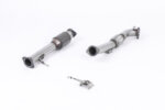 Milltek large-bore downpipe and high-flow sports catalyst for FORD FOCUS MK2