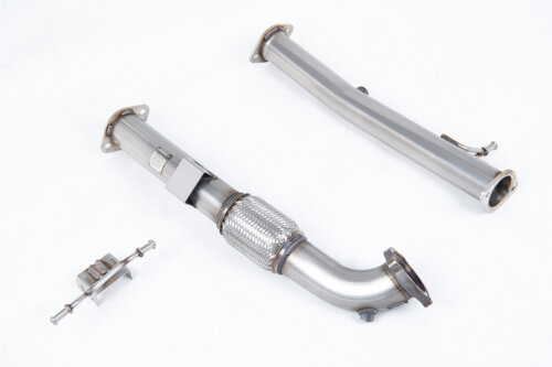 Milltek large-bore de-cat downpipe for FORD FOCUS MK2