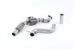 Milltek large-bore downpipe and high-flow sports catalyst for FORD MUSTANG S550 / FORD MUSTANG S650