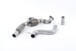 Milltek large-bore downpipe and high-flow sports catalyst for FORD MUSTANG S550 / FORD MUSTANG S650