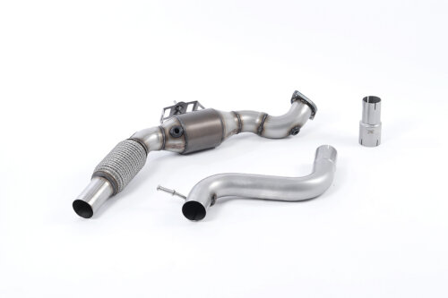 Milltek large-bore downpipe and high-flow sports catalyst for FORD MUSTANG S550 / FORD MUSTANG S650