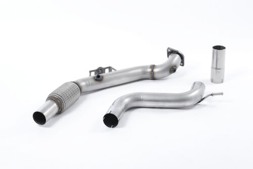 Milltek large-bore de-cat downpipe for FORD MUSTANG S550 / FORD MUSTANG S650