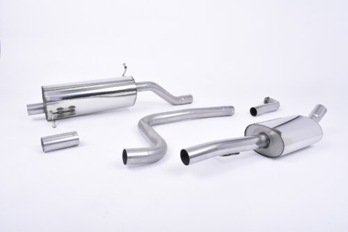 Milltek cat-back exhaust system for FORD FIESTA MK8