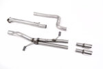 Milltek cat-back exhaust system for FORD FIESTA MK7