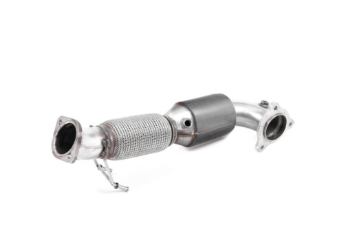 Milltek large-bore downpipe and high-flow sports catalyst for FORD FOCUS MK4