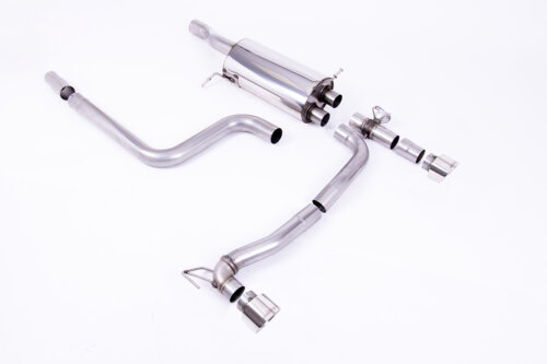 Milltek cat-back exhaust system for FORD FIESTA MK8