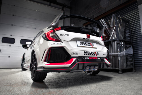 Milltek cat-back exhaust system for HONDA Civic FK8