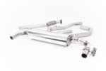 Milltek cat-back exhaust system for HYUNDAI i30 – non-resonated, polished GT-115 tips (no EC)