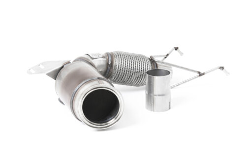 Milltek large-bore downpipe and high-flow sports catalyst for MINI Mk3 F55 / MINI Mk3 F56 / MINI Mk3