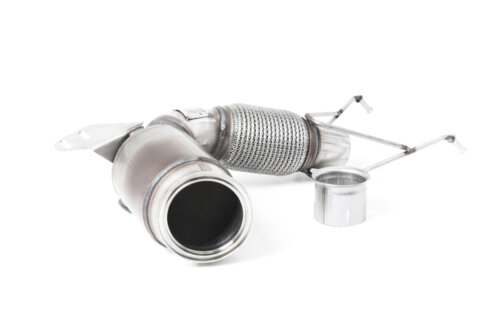 Milltek large-bore downpipe and high-flow sports catalyst for MINI Mk3 F55 / MINI Mk3 F56 / MINI Mk3