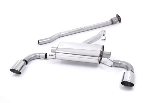 Milltek secondary cat-back exhaust system for SUBARU BRZ / TOYOTA GT86