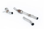 Milltek large-bore downpipe and high-flow sports catalyst for TOYOTA COROLLA