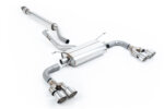 Milltek secondary cat-back exhaust system for TOYOTA GR86