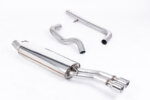 Milltek cat-back exhaust system for VW BORA / VW JETTA MK4