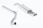Milltek cat-back exhaust system for VOLKSWAGEN POLO